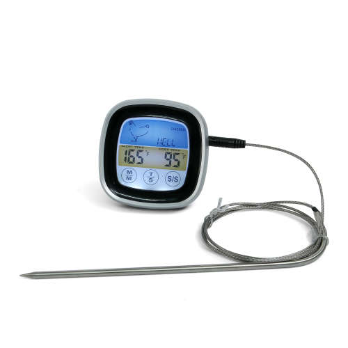 Touch Screen Digital Magnetic Thermometer with Timer and Probe