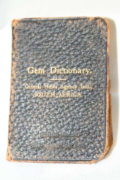 circa1900 CNA Ltd GEM DICTIONARY!!!! VERY VERY SPECIAL! YOU MUST VIEW AND READ THE DESCRIPTION
