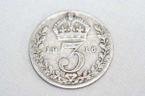 1916 3 PENCE COLLECTOR COIN!! AWESOME AND IN GOOD CONDITION!!!