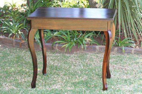 WOW!!! WOW!!! WOW!!! EXQUISITE SOLID CARD TABLE WITH SWIVEL TOP AND STORAGE!!! STUNNING FURNITURE!!!