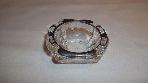 AWESOME HAND BLOWN GLASS TRINKET BOWL - IDEAL FOR RINGS OR EARINGS