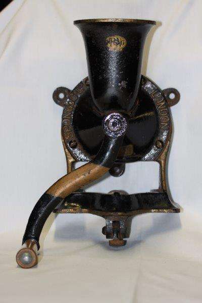 STUNNING VINTAGE SPONG No3 COFFEE GRINDER IN FANTASTIC CONDITION!!! THE BEST YET - AWESOME & SCARCE