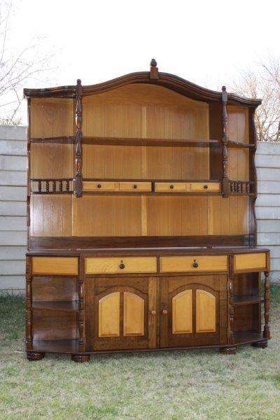 STUNNING YELLOWWOOD & IMBUIA SIDE SERVER DISPLAY CABINET!!! EXQUISITE FURNITURE!!!