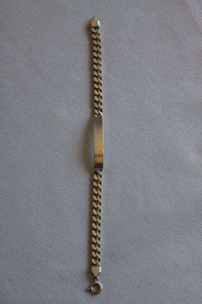 AWESOME 925 STERLING SILVER ID CHAIN / BRACELET!!! A GREAT GIFT FOR THAT SPECIAL PERSON!!!