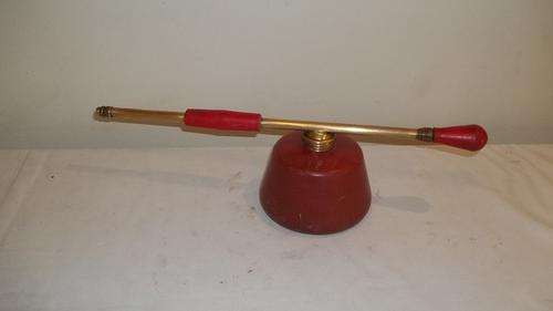 A STUNNING VINTAGE BRASS HAND SPRAYER WITH PUMP ACTION HANDLE = QUITE AWESOME