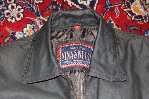 A STUNNING NINA RICCI GENUINE LEATHER JACKET IN PRISTINE CONDITION; AS NEW!!! THIS JACKET IS AWESOME