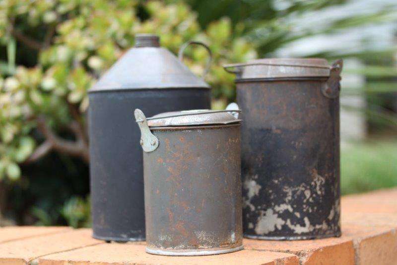 3 AWESOME RAILWAY BILLY CAN'S / LUNCH CAN'S! PRETTY AWESOME & COLLECTIBLE. bid / can