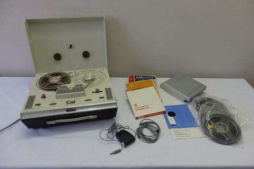 AN AWESOME VINTAGE (c1960's) ENGLISH MADE FIDELITY 4 TRACK REEL TO REEL TAPE RECORDER THAT WORKS