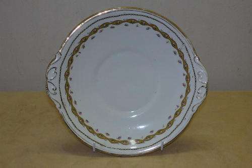 A MAGNIFICENT ANTIQUE (1925 TO 1927) ROYAL ALBERT CROWN CHINA CAKE PLATTER IN GREAT CONDITION