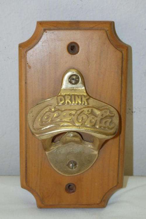 A FANTASTIC COCA-COLA WALL BOTTLE OPENER = IDEAL FOR IN THE KITCHEN, PUB, LAPA ETC