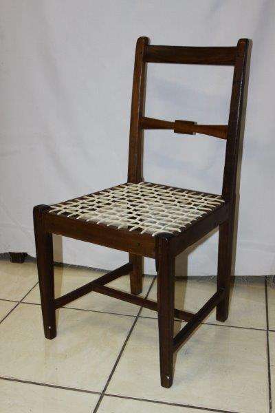 AN EXQUISITE REAL ANTIQUE RARE "BOW TIE" RIEMPIE CHAIR IN FANTASTIC CONDITION! THIS IS SERIOUSLY WOW