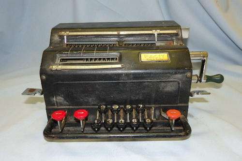 A MAGNIFICENT AND VERY RARE VINTAGE (c1953) FACIT OF SWEDEN ADDING MACHINE MODEL TK