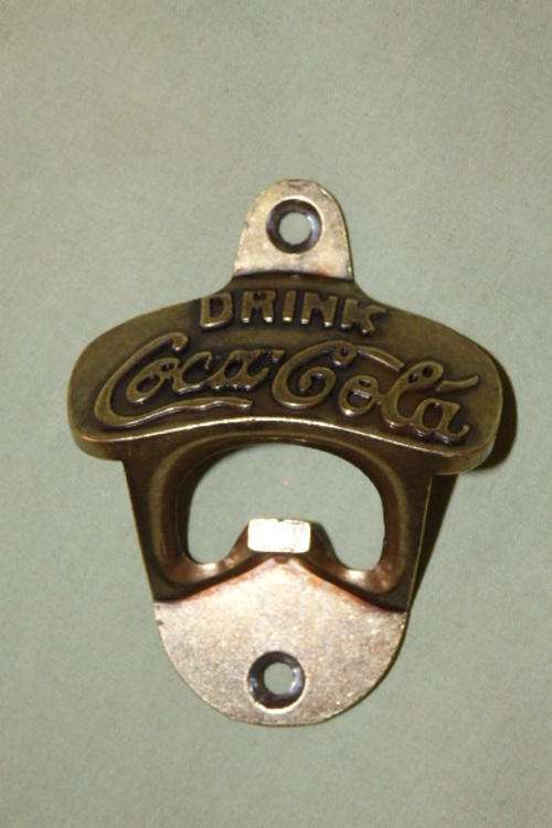 A FANTASTIC COCA-COLA WALL BOTTLE OPENER = IDEAL FOR IN THE KITCHEN, PUB, LAPA ETC