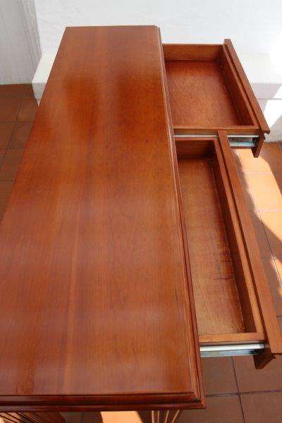 A MAGNIFICENT ITALIAN DESIGNER "DIVANI" IMPORTED DINING ROOM SIDE SERVER WITH 2 LARGE DRAWS!!!