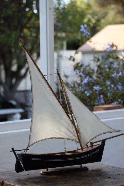 AN INCREDIBLE DETAILED HUGE WOODEN MODEL SAILING YACHT IN EXCELLENT CONDITION FOR THE AGE!!!