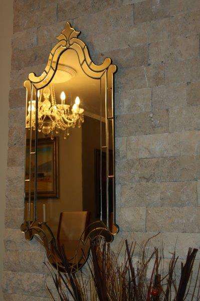 AN ABSOLUTELY MAGNIFICENT LGE GENUINE VENETIAN WALL MIRROR WITH EXQUISITE BEVELLED EDGES! GORGEOUS!!