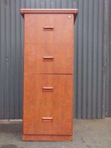 AN AWESOME LARGE 4 DRAWER FILING CABINET, STUNNING IN YOUR STUDY OR OFFICE!!