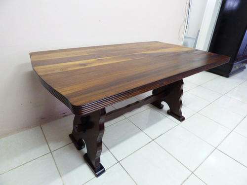 WOW! A STUNNING SOLID IMBUIA SEATER 6 DINING ROOM TABLE IN EXCELLENT CONDITION!!!