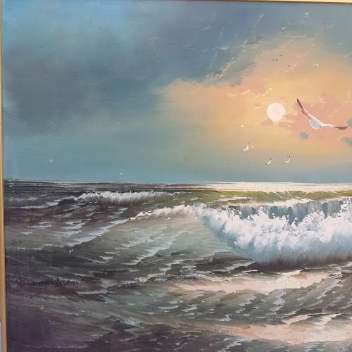 A lovely S Andrews painting of a Seascape
