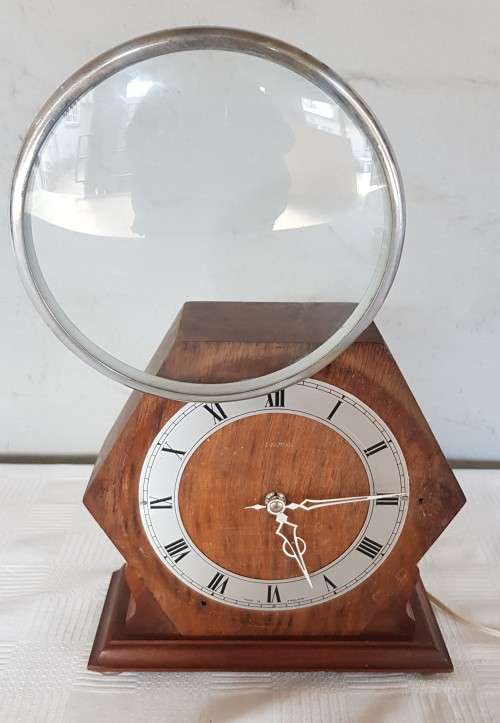 A vintage made in England electric clock