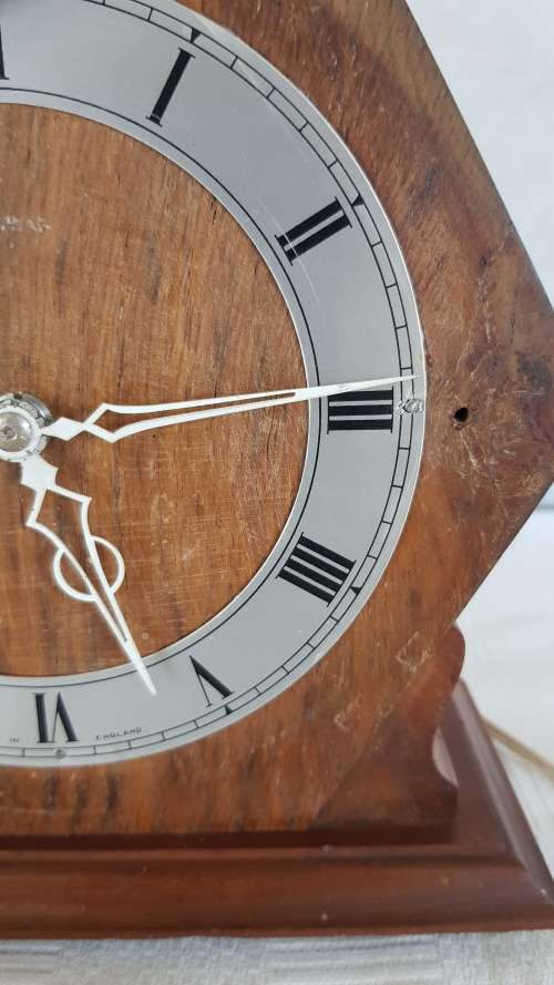 A vintage made in England electric clock