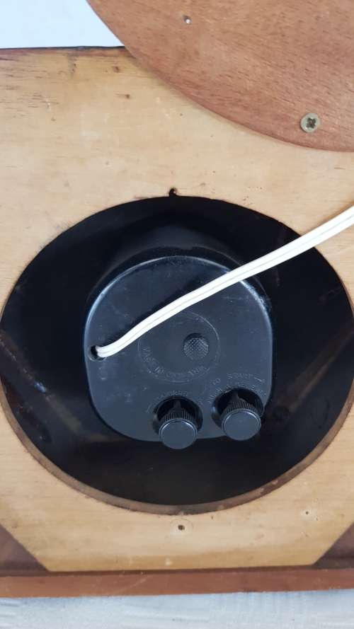 A vintage made in England electric clock