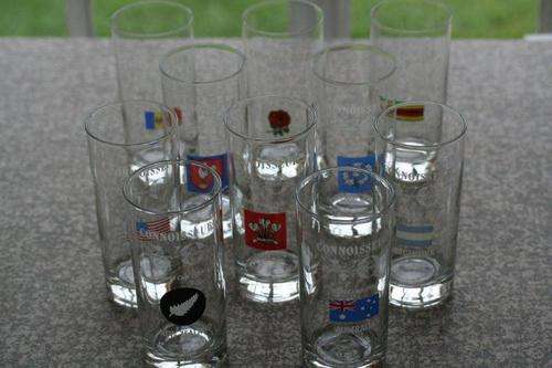 1991 WORLD CUP COLLECTION OF DRINKING GLASSES!!!