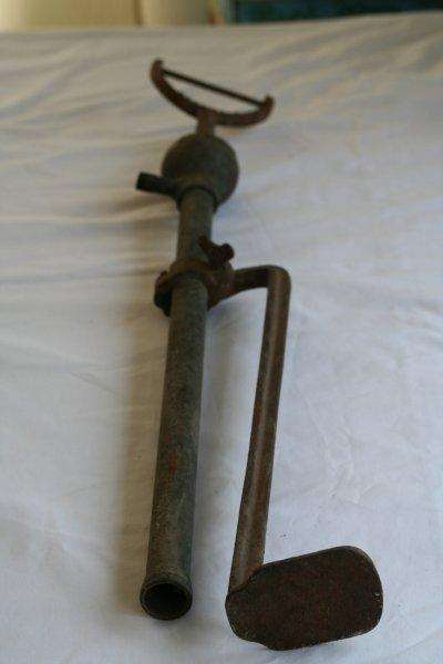 A STUNNING OLD CRESCENT HAND PUMP!!!