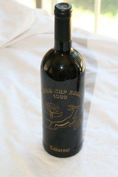 SPRINGBOK RUGBY WORLD CUP 1999 CABERNET WINE