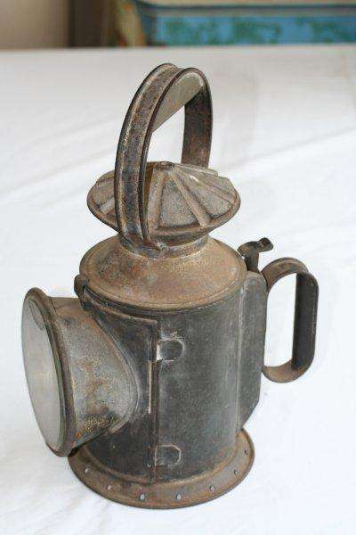 RARE! RARE! RARE! A VERY OLD "ELI GRIFFITHS & SONS" RAILWAY SIGNALLING LANTERN