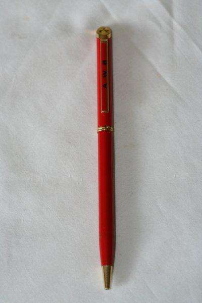 AN OLD AWB PEN WITH THE LOGO! A PIECE OF SOUTH AFRICAN HISTORY...