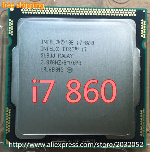 INTEL i7 860 2.8 GHZ Processor  LGA1156