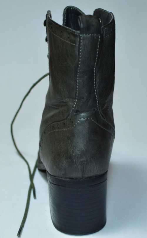 Victorian style low heel boot