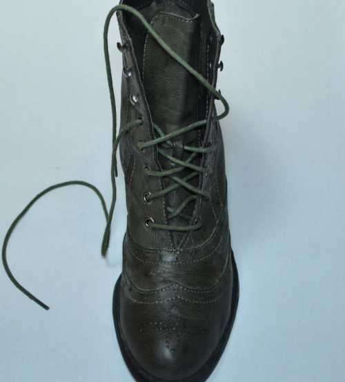 Victorian style low heel boot