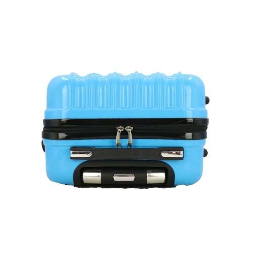 SALE           5 Piece ABS+PC Hard Luggage Bag Set with Trolley Blue