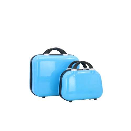 SALE           5 Piece ABS+PC Hard Luggage Bag Set with Trolley Blue