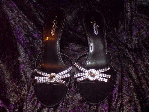 Diamante Strappy Heels - Size 7