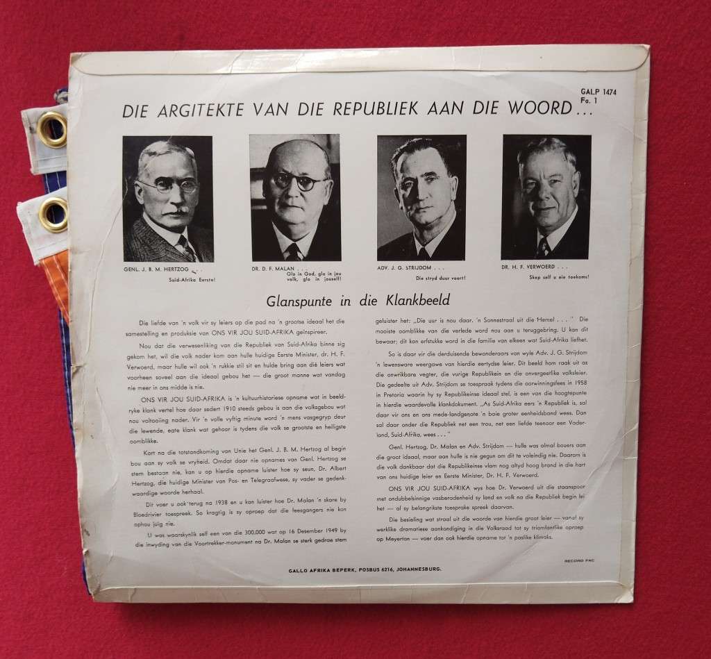 Ons Vir Jou Suid-Afrika, Sien fotos vir meer