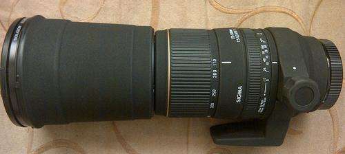 Sigma 170-500 1:5-6.3 APO DG Mount With Lens Bag (For Canon)