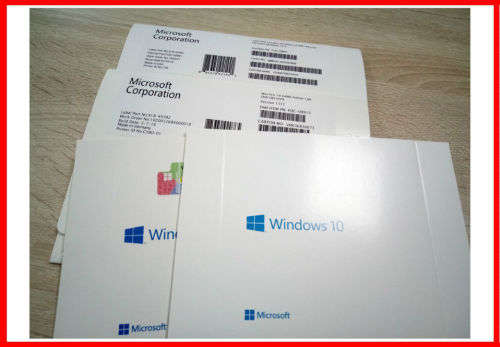 Windows 10 Home Edition 64 Bit (Build 1709) English Key Card and DVD