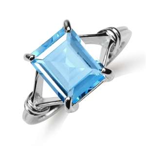 3.96CT 100% NATURAL TOPAZ 925 SILVER RING