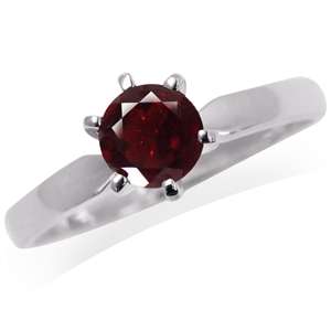 DAZZLING GARNET SOLITAIRE RING!