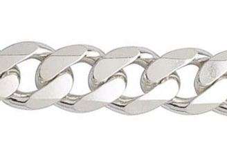 ITALIAN DESIGN {Sterling Silver} 60cm Mens Curb Link Chain {6mm} FREE SHIPPIG