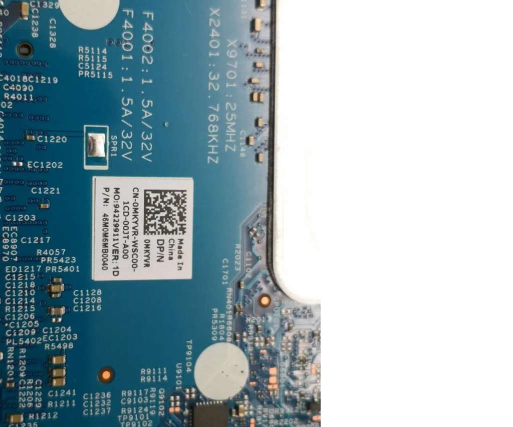 NEW GENUINE DELL LATITUDE 5520 MOTHERBOARD INTEL i5 1145G7 MKYVR