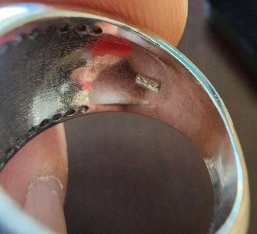 ***LUXURY CHUNKY DUAL ETERNITY  925 STERLING SILVER RING***