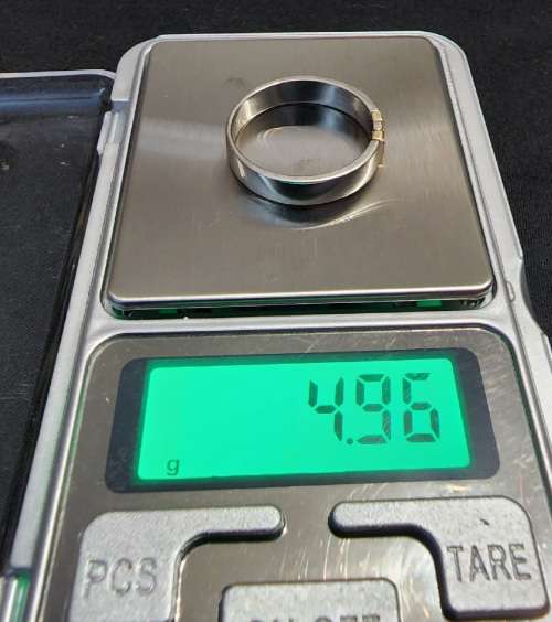 ***LUXURY 9CT GOLD & STERLING SILVER X CYCLOPS MENS RING***