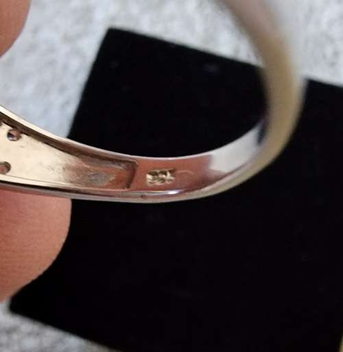 ***DAZZLING DUAL SHANK ETERNITY CYCLOPS 925 STERLING SILVER RING***