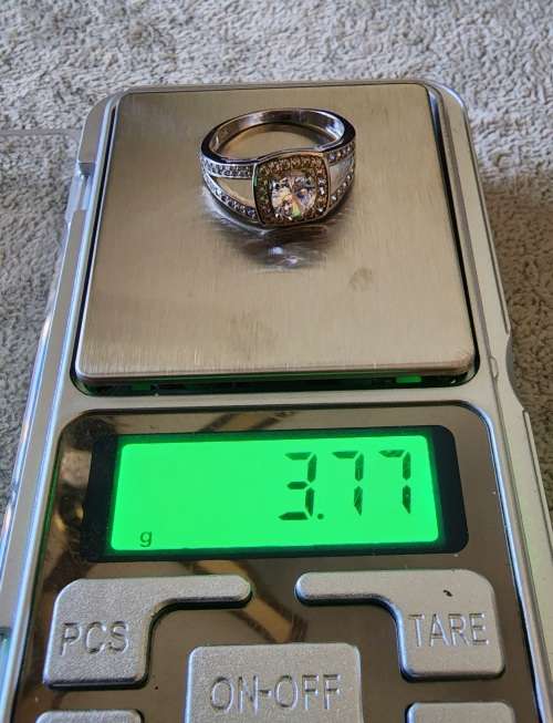 ***DAZZLING DUAL SHANK ETERNITY CYCLOPS 925 STERLING SILVER RING***