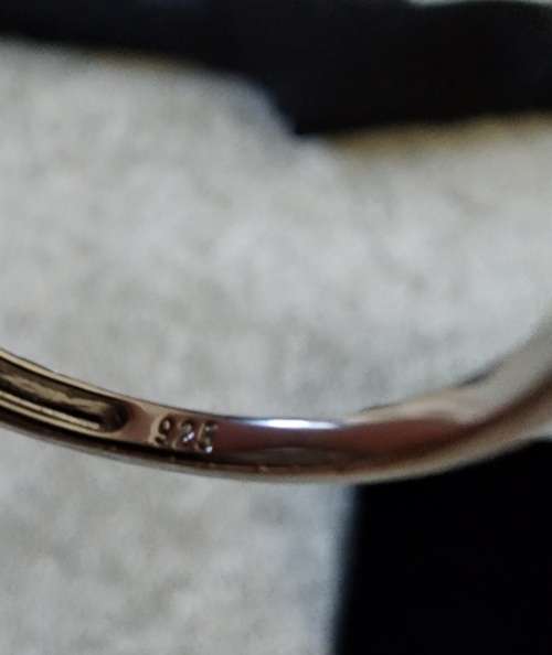 ***STERLING SILVER ZIRCONIA HALO ETERNITY RING***