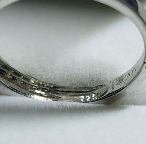 ***DAZZLING 925 STERLING SILVER HALO SPLIT SHANK CZ RING***